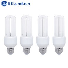 GE루미트론 삼파장전구 20W E26전구 x 4개입, 1세트