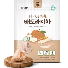 루솔 고소한 배도라지차 1봉 30개입 LU2006.배도라지차(30), 1.5g, 2개