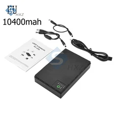 라우터용 10400mAh 미니 UPS 5V9V12V 광섬유 모뎀 모니터링 백업 무정전 전원 공급 장치(18650 리튬 배터리