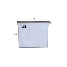 【CHAHUA】茶花點斷式食品保鮮袋 - 大號 25x35cm 食品級分裝保鮮袋, 1個, 1500ml (1.5L)