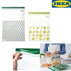 Bk 이케아 이스타드 지퍼백 6L/4.5L 30매 밀폐보관 위생팩 특대형15개+대형15개(005.256.87), 30개, 1세트