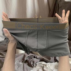 정말편하고좋아요 새로운 순면 남성 속옷 느슨한 핏 단색 복서 브리프 고급 학생 트렌디 소년용 4코너 반바지 도매. 개운합니다