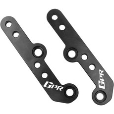 모터바이크 풋레스트 페달 모터사이클 CNC 알루미늄 풋 페그 받침대 리어셋 Aprilia GPR125 GPR150 125 GPR 150 서포트 브래킷블랙, Red