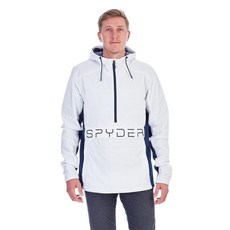 Spyder 남성용 포스 단열 아노락 스키 재킷 윈드브레이커 에보니 스몰