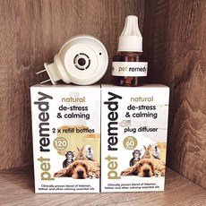 Pet Remedy 寵物情緒舒緩 plug diffuser 40ml / 2 x refill bottles 40ml, 1個, 主機+40ml*1