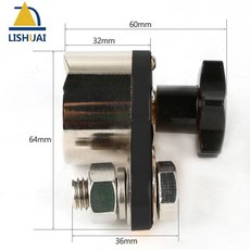 工具台灣出貨力帥磁性接地器電焊機接地線接頭搭鐵組合件帶開關連接緊固件工具kwoyu, 1個, 30kg吸力最大200a電流