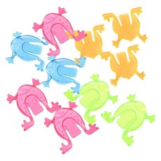 탄성실험 실내 점프대결 투명개구리 10P/ 놀이학습 초등과학만들기키트세트 과학완구, 3세트