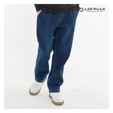 에어워크 주니어 여아 주니어 와이드핏 스판 데님팬츠
