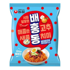 농심 배홍동 비빔면 137g, 1개