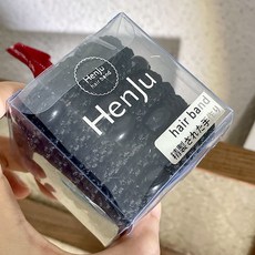 高彈性編織髮圈，加粗頭繩，強拉不斷，8入，不咬頭髮，多色選擇