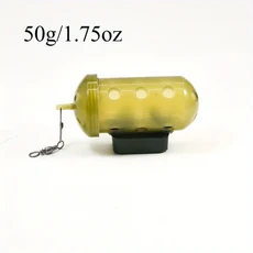 Ackibbik 1pc 잉어 낚시 방법 피더 인라인 태클 미끼 홀더 도구, 01 50g 1pc Feeders Set