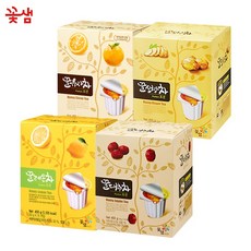 꽃샘 꿀유자차 +꿀대추 +꿀생강 +꿀레몬 포션 (60개입), 450g, 15개입