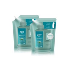 리큐 제트 맥스 탈취 파워겔 멘톨 세탁세제 리필 1.8L x 2개, 리큐 제트맥스 리필 탈취겔 멘톨, 1.8L, 2개