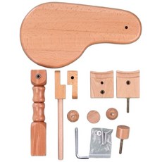 飛魚小舖 開發票 360度旋轉台式手工繡架 可調式家用十字繡DIY刺繡架, 咖啡, 1個