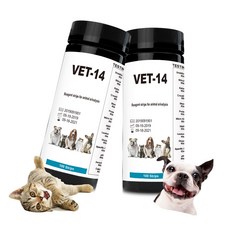 VANSFUL 動物(貓狗尿液)專用檢測測試紙, 100支/盒, 1個