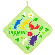 피크민 유치원 어린이집 주방 고리타올 핸드타올 일 정품, 그린, 1개