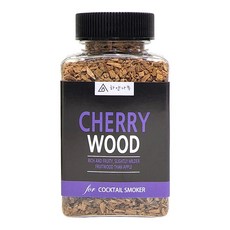 하얀나무 국산 칵테일스모커 훈연칩 스모킹건 폴리사이언스 참나무칩 사과나무칩 벚나무칩 미니스모커 우드칩 푸드스모커 바텐더 버블건 너도밤나무 오리나무 비치 엘더 머스킷, 칵테일스모커용 벚나무칩, 1개