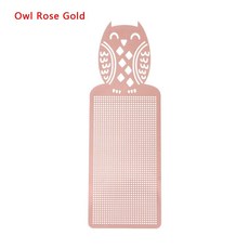 나비 귀여운 키트 크로스 스티치 금속 DIY 공예 자수 크로스 스티치 바느질 책갈피, 아울 로즈 골드, 1개