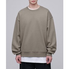 MUSINSA STANDARD 플랫 테리 오버사이즈 스웨트셔츠 [더스티 베이지] 253333