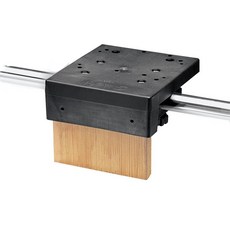 Scotty 레일 마운트 낚시 소품 포 올 스코티 다운리거, Black + Wood, 1개