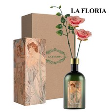 라플로리아 꽃 디퓨저, 1개, 500ml, S1.블랙체리 향/A2. 들장미(소)L12/핑크