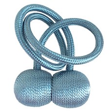 민스리빙 자석 커튼 타이백 볼 3 x 45 cm, 블루, 4개