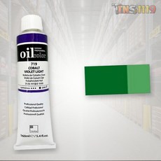 티엔에스 유화물감 신한 오일칼라 50ml 713 퍼머넌트그린미들 녹색 전문가용 1개입
