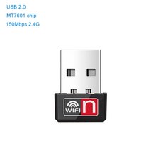 PC 노트북용 와이파이 동글 5G 리시버 이더넷 USB 어댑터, 05 150Mbps 2.4G MT7601, 5) 150Mbps 2.4G MT7601