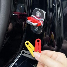 방지 차문 도어 소음 자동차 충격 잠금 흡수 JWFNIBMY, 블랙 4P