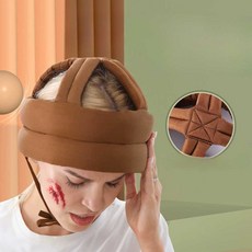 노인 머리보호대 통기성 충돌방지 모자 추락방지, 그레이, 1개