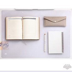 콩킹팜 윈스타 A2 반투명화이트 컷팅판 책상커팅매트