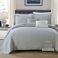 침대 여름 이불 봄 배게카바 순면 덮개 미국 유럽식, 포리프 클로버 파티 레드