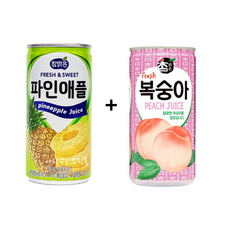 대일 참맑은 파인애플 175ml 30개 +복숭아 175ml 30개, 60개