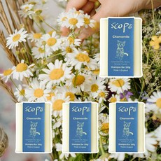 SCOPE 洋甘菊洗髮皂 裸裝4入 英國原裝, 4件, 100g