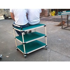 제전 다층 대형 손수레 서랍 선반 반도체 수레 이동식 배치 구르마 검사 부품 운반, 1개