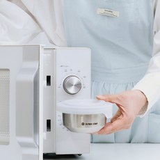 [2+1 이벤트] 전자레인지 스텐 반찬통 밀폐용기 인덕션 오븐 용기, 1호 원형 300ml