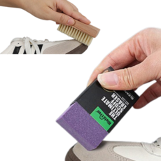 굿이스 신발지우개 브러쉬 세트 운동화 클리너 스웨이드지우개 세탁 얼룩제거 누벅, 1개, 118g