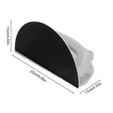 자체 접착식 반원형 도구 프로젝트용 샌딩 코너 DIY 샌더 내구성 인체공학적 플라스틱 홀더 패드 있는 드라이월 목공, A