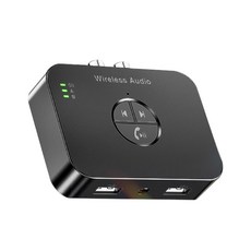 M2R 藍牙音頻接收器 Hi-Res高解析無線音樂適配器, 黑色, 10個