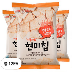 기름제로 현미칩, 60g, 12개