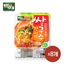 백제 쌀국수 김치맛, 92g, 8개