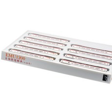 EMU1200 自強號電聯車 (紅斑馬) Diecast, 原色, 1套