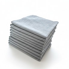 고중량 잔바둑 다용도행주(그레이) 빨아쓰는 극세사 주방 행주 손걸레, 1세트, 10매입