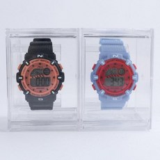 손목 수납함 투명 2개입 케이스 시계 시계 액세서리 다용도 2P 보관 케이스 수납함 보관함 액세서리 함