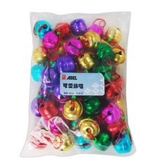 力大牌 ABEL NO.03111 40mm 彩色鈴鐺 (50個/包) (附繩), 1個