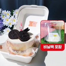 (평일 오후4시전 주문 당일출고) 오레오 도시락 케익 만들기 세트 DIY (노오븐) / 생일 기념일 유치원 학교 체험, 1세트, 오레오 도시락 케익만들기 세트(비닐백 포함)
