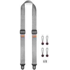 輕巧快拆可調式相機背帶，舒適耐用多色可選，攝影愛好者必備配件, 1個, Slide Lite/灰色