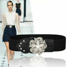 花鑽腰封 中大尺碼 彈性寬版腰帶 時尚百搭造型腰封(B950)