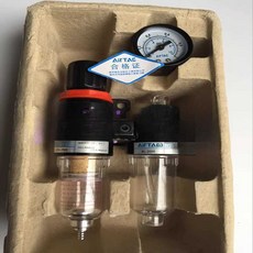 장치 게이지 필터 조절 나사 레귤레이터 감압 압축기 조절기, 1개, AFC2000 투피스 중국산