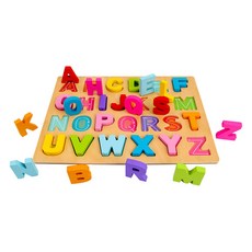 雪倫小舖 寶寶啟蒙認知拼板 對數板 - 字母數字手抓板 木製教具 (底板升級筆畫教學), 字母配對板-F, 1個